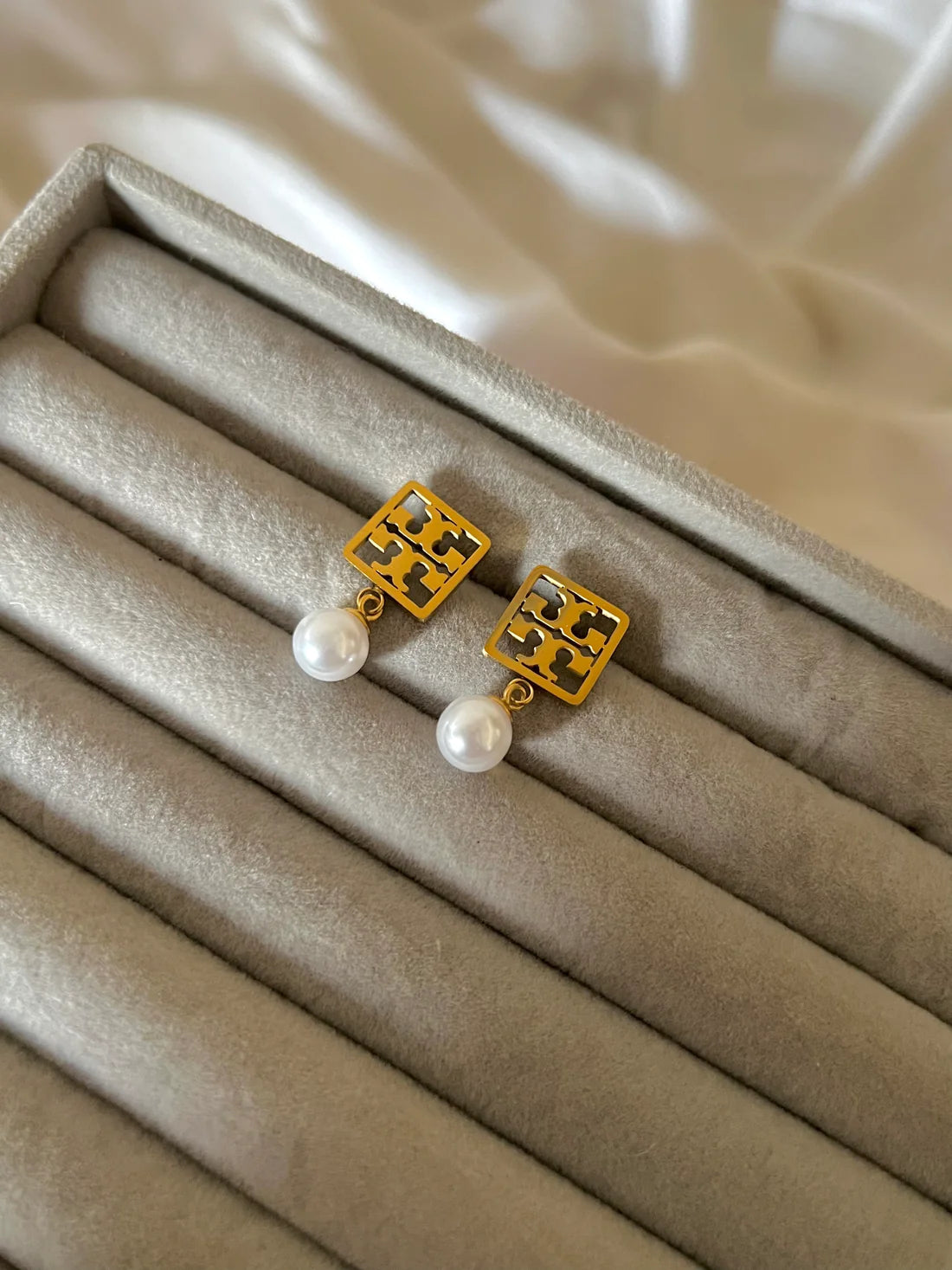 Tory Pearl Drop Earrings