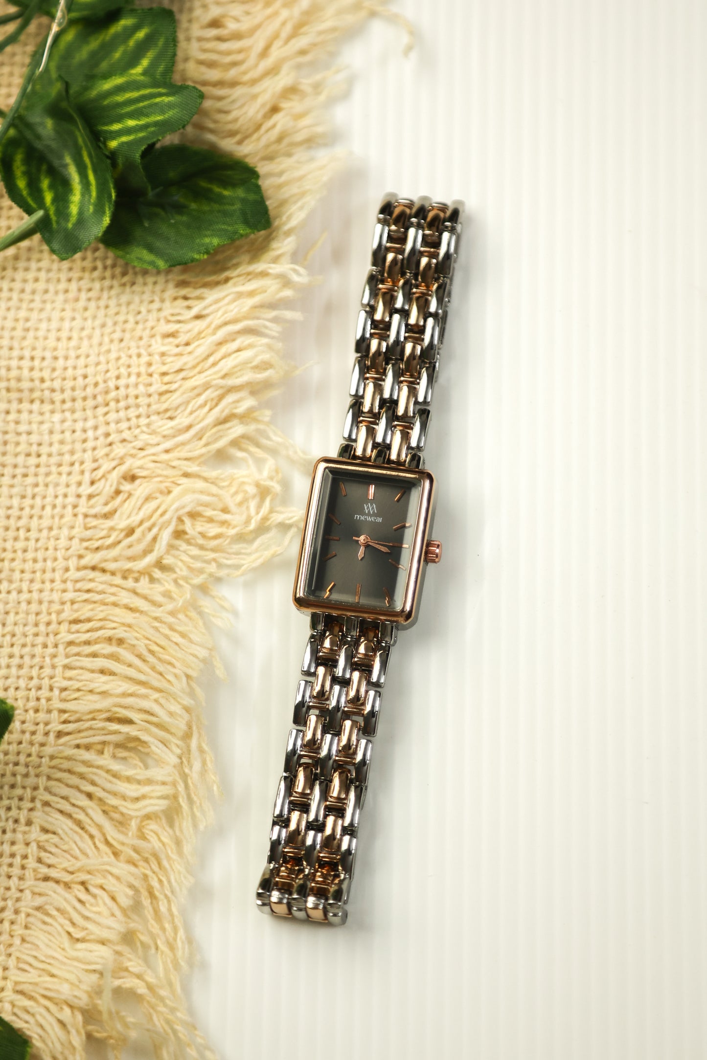 MW Square Black Dial