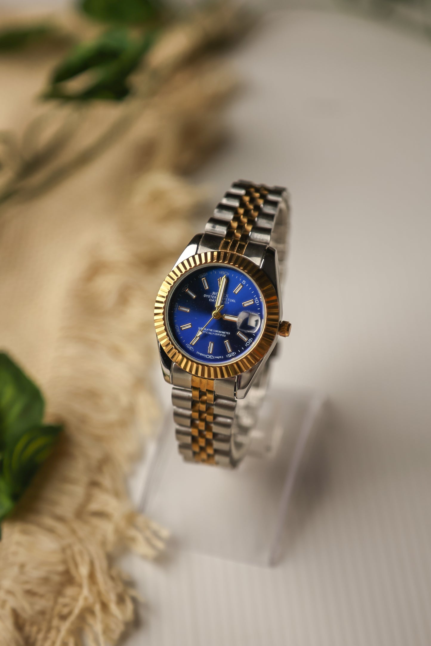 Rolex Oyster Perpetual (Blue Dial)