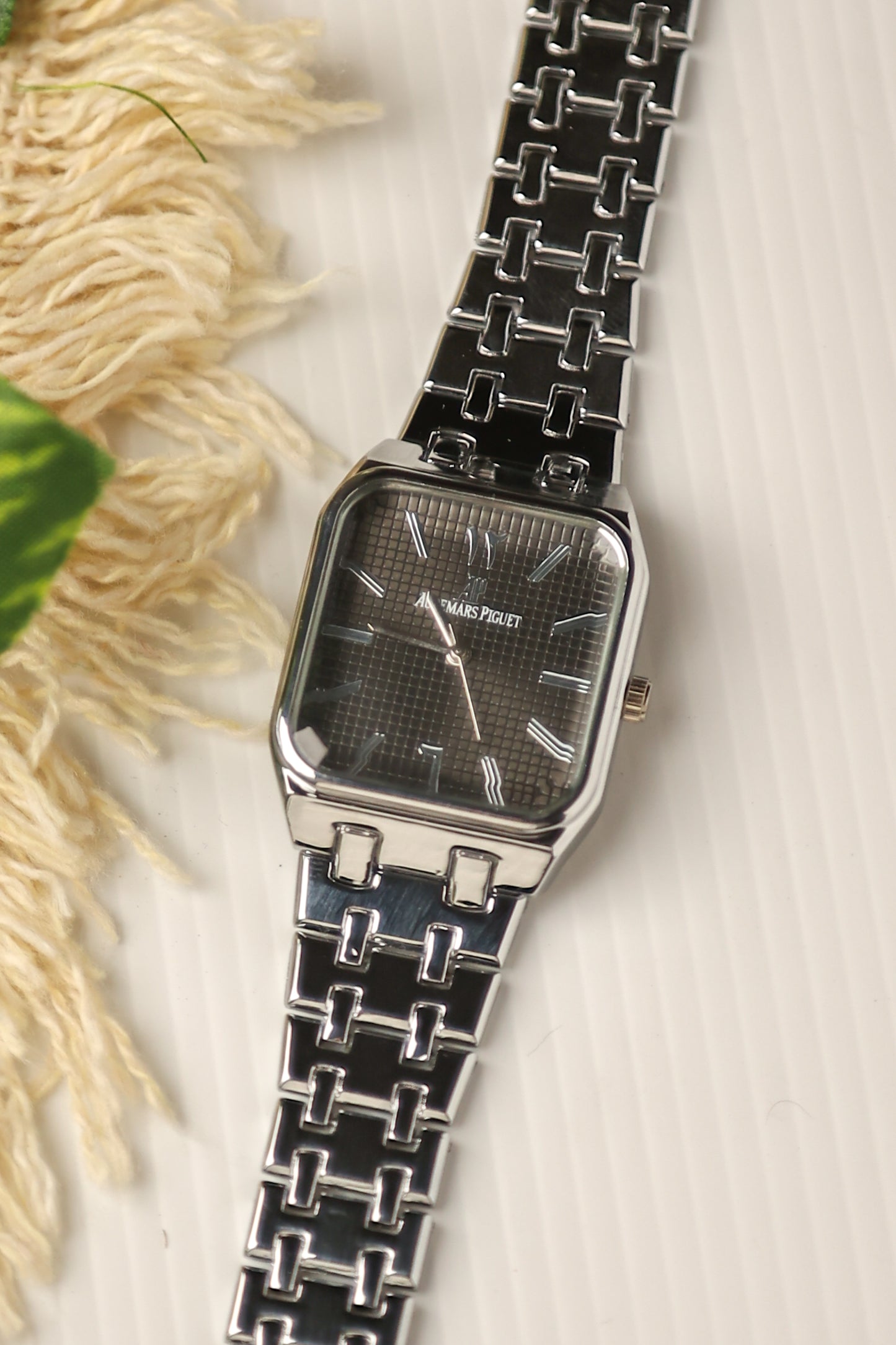 AP Roman Silver (Black Dial)