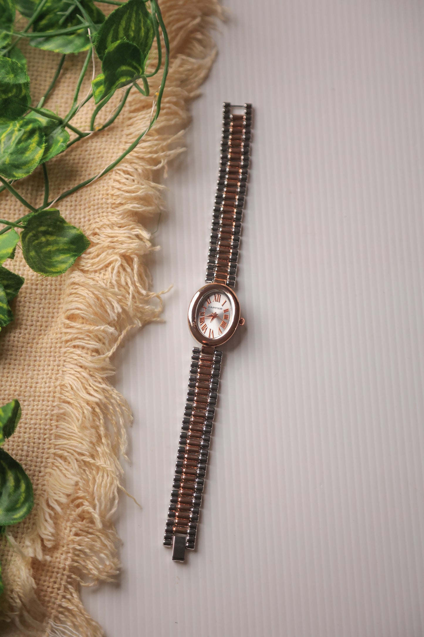 Cartier Oval Rose Twotone
