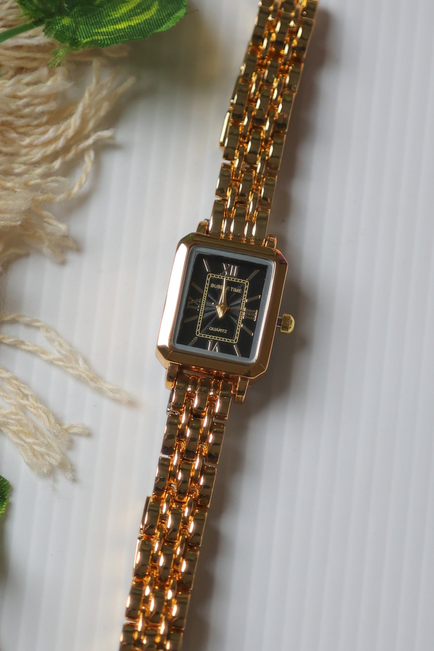 BT Roman Black Dial