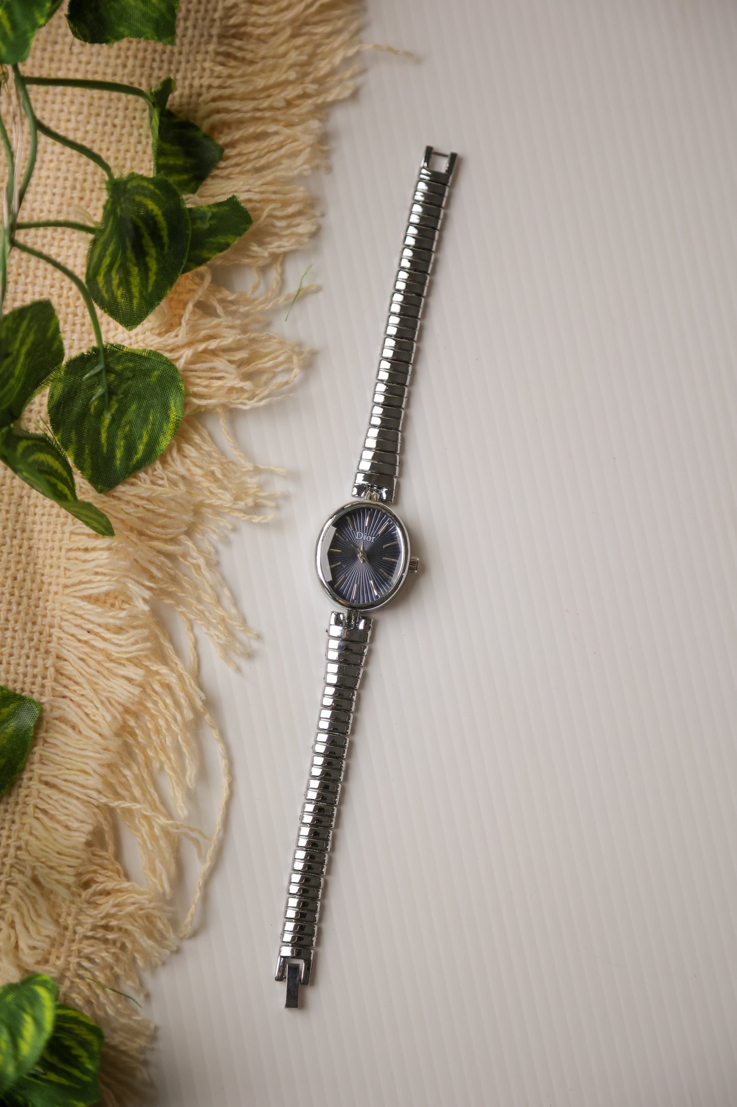 Dior Mini Silver Black