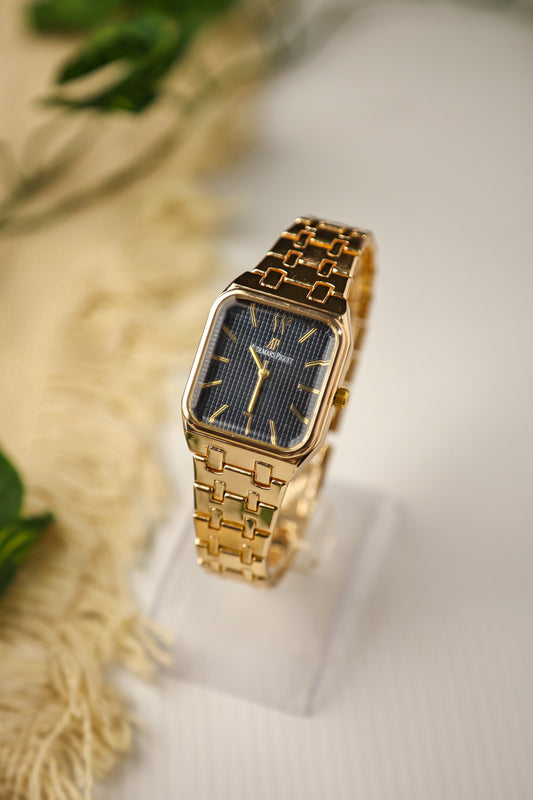 AP Roman Gold Black Dial