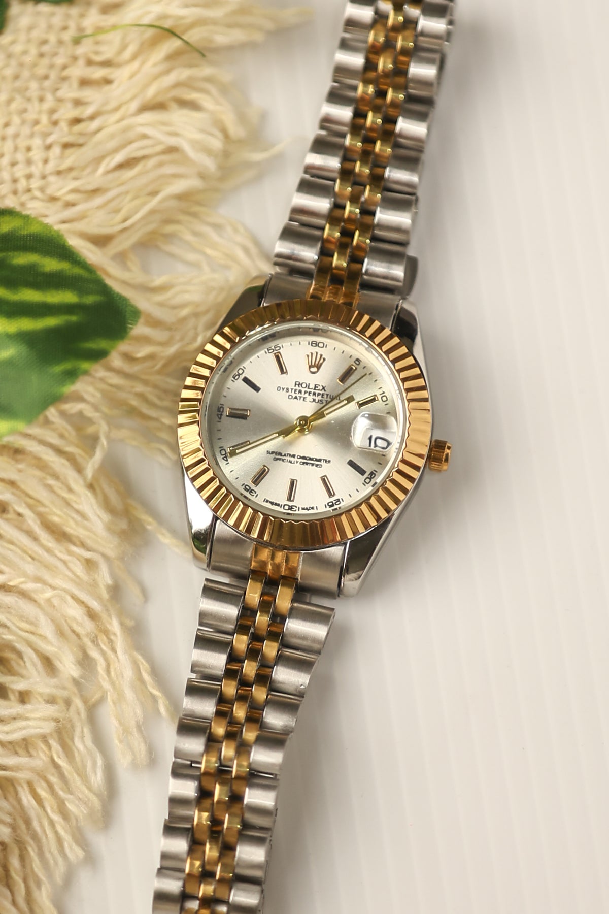 Rolex Oyster Perpetual (Silver Dial)