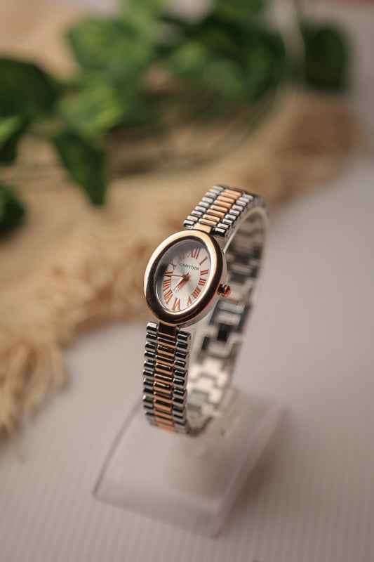 Cartier Oval Rose Twotone