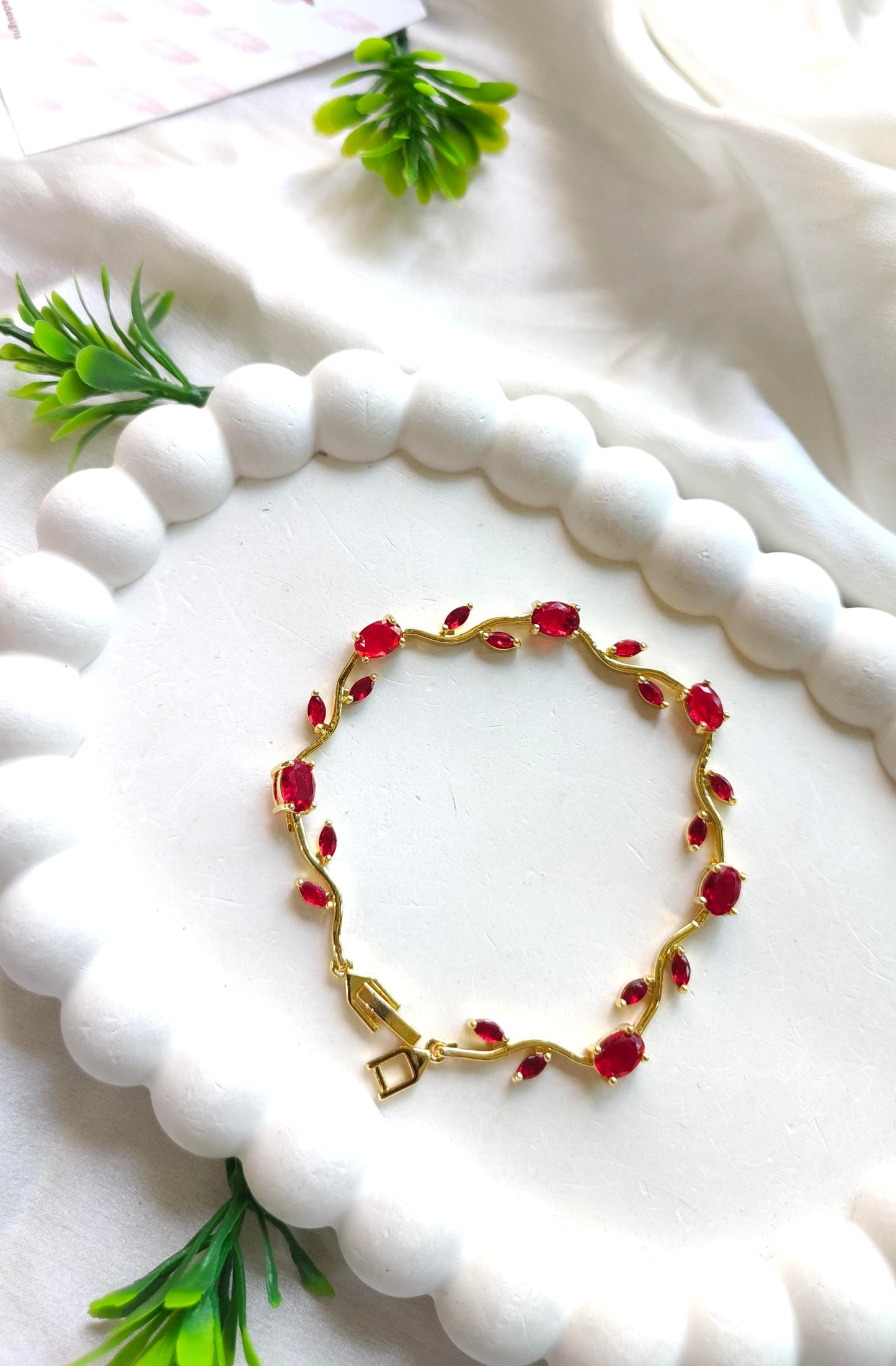 Diamond Tulip Bracelet
