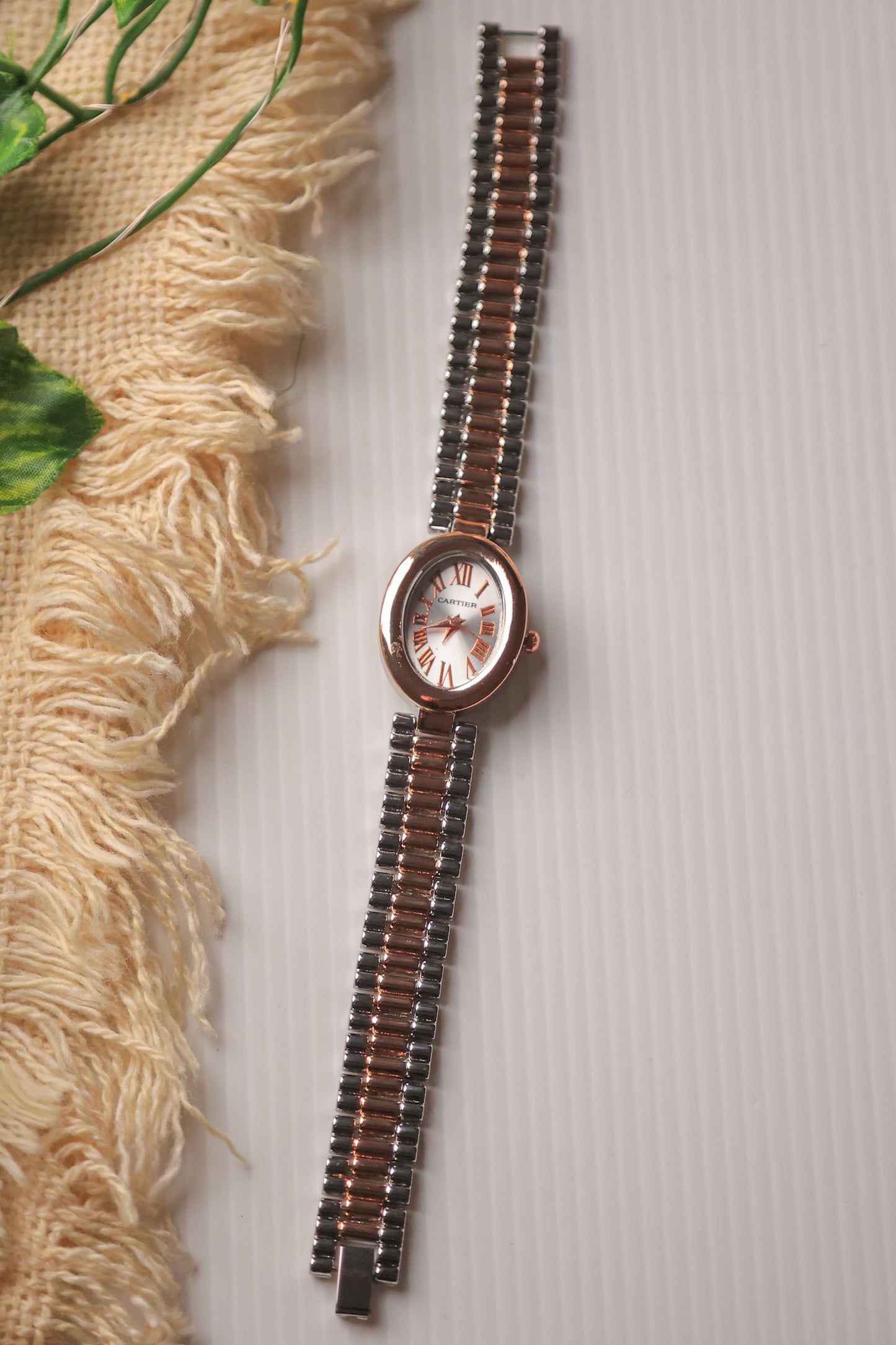 Cartier Oval Rose Twotone