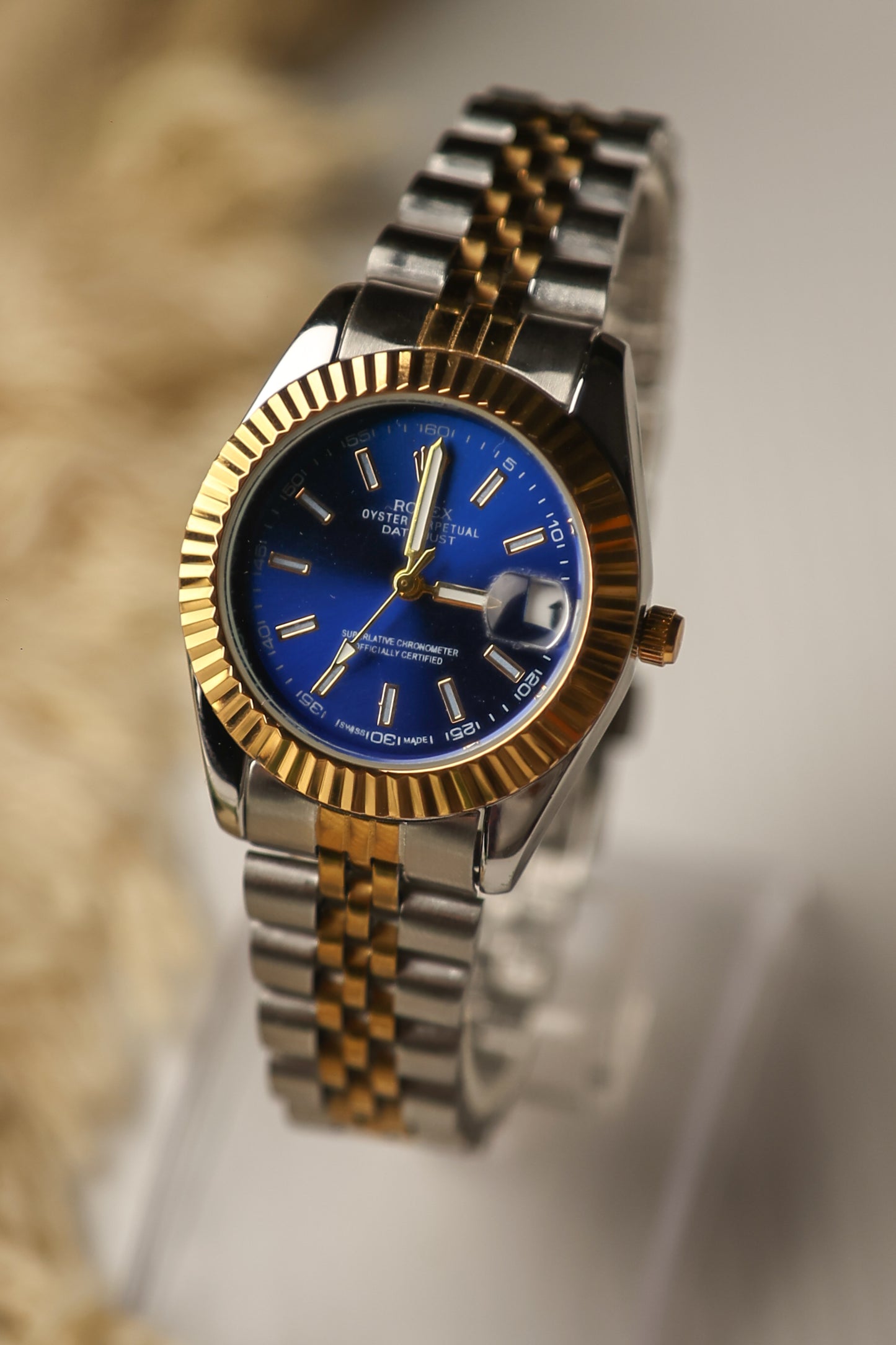Rolex Oyster Perpetual (Blue Dial)