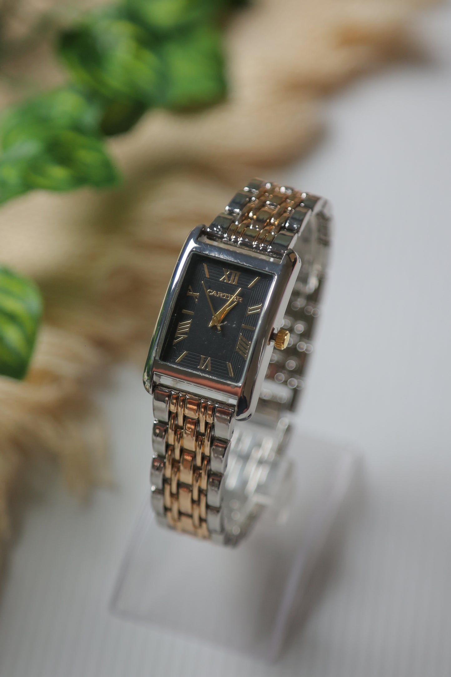 Cartier Civo Twotone Black Dial
