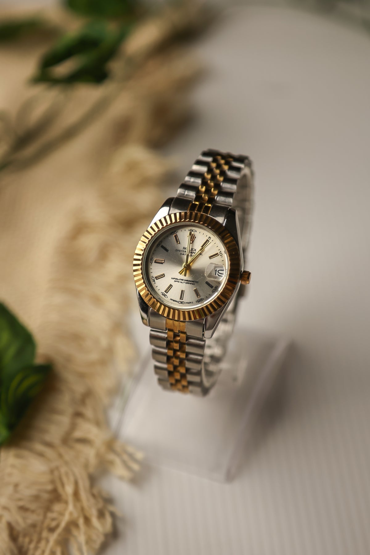 Rolex Oyster Perpetual (Silver Dial)