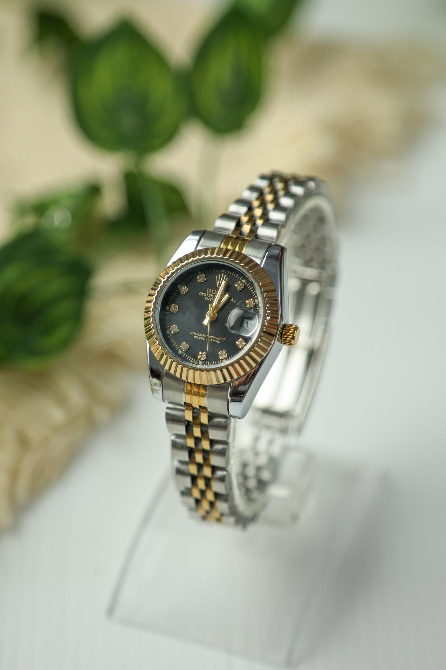 Rolex Mini TwoTone Black