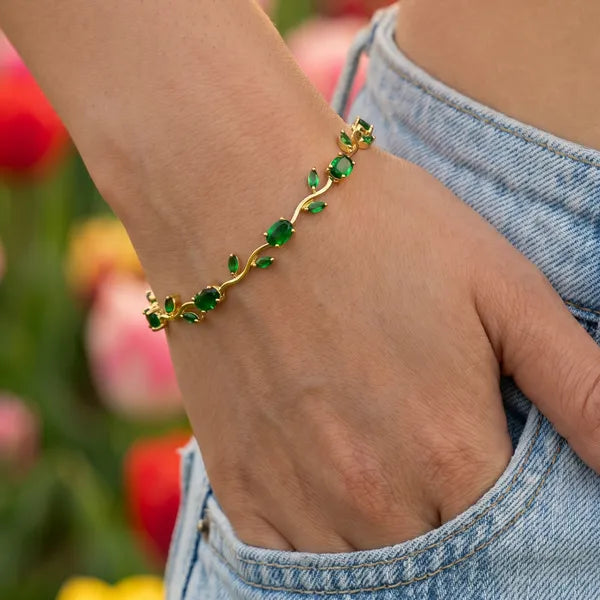 Diamond Tulip Bracelet