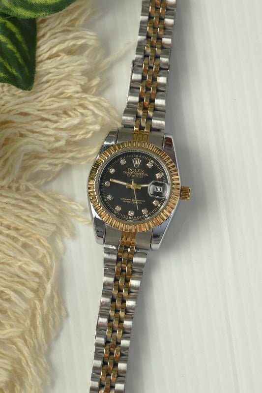 Rolex Mini TwoTone Black