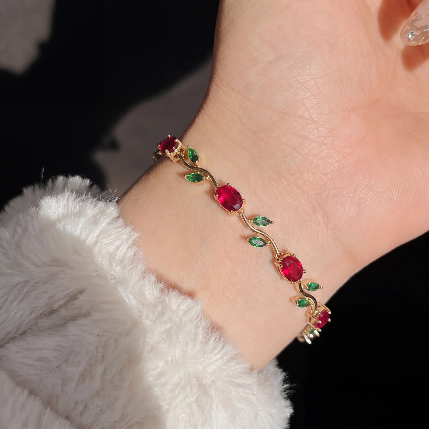 Diamond Tulip Bracelet