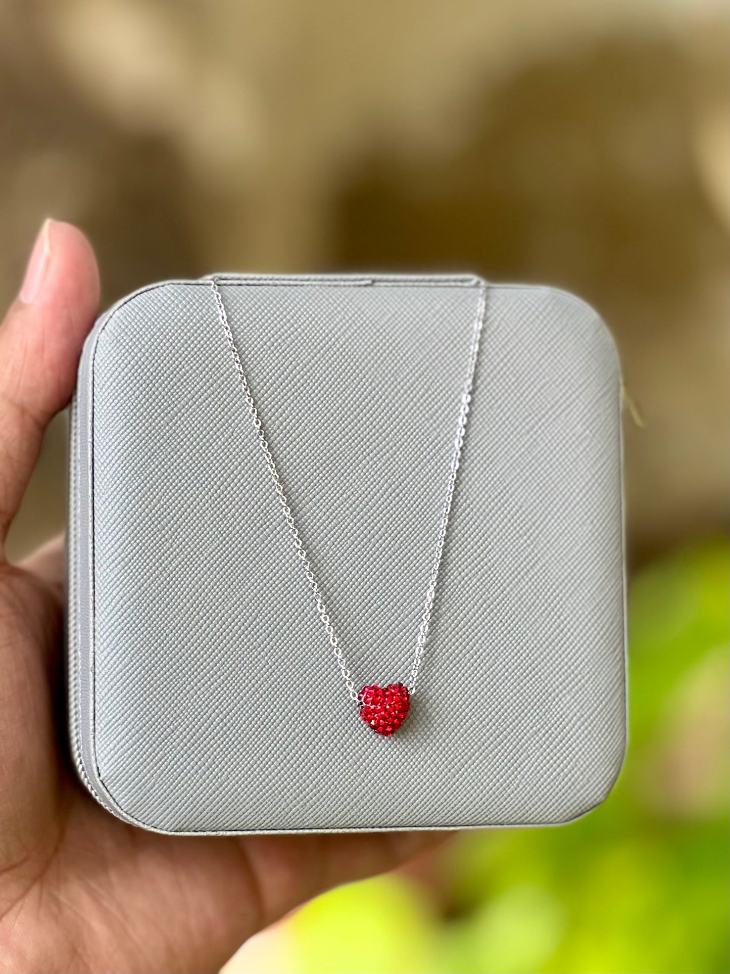 Red Heart Necklace