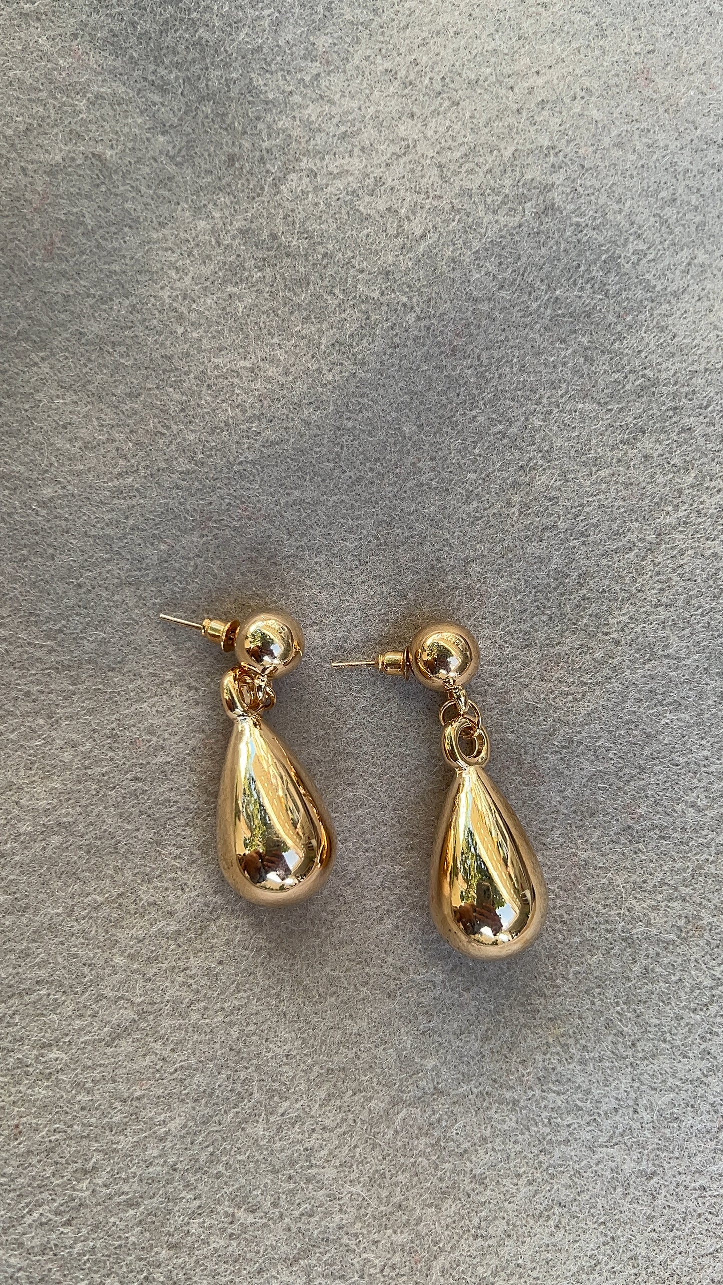 Golden Long Drop Earrings