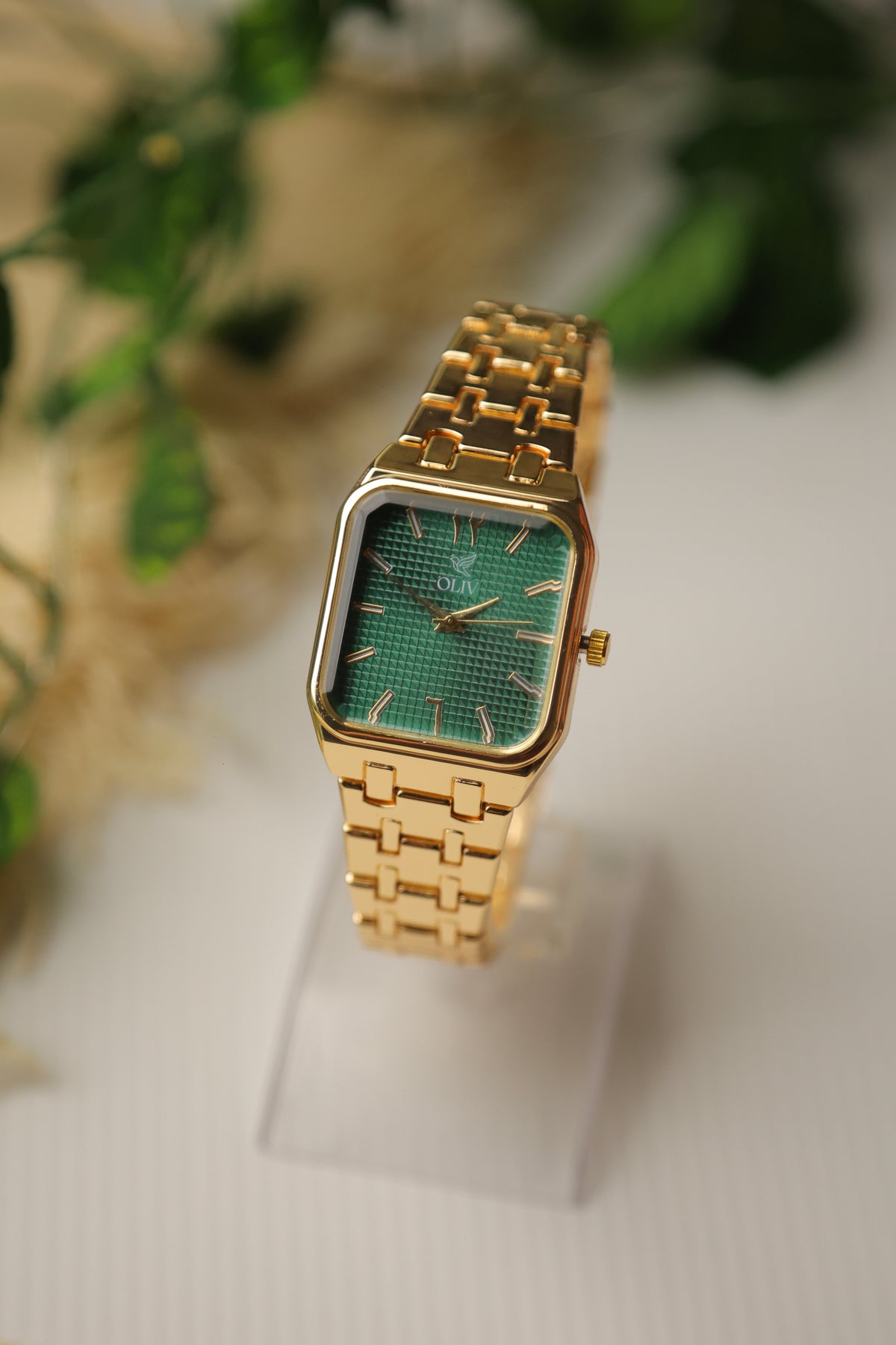 Oliv Roman Green Dial