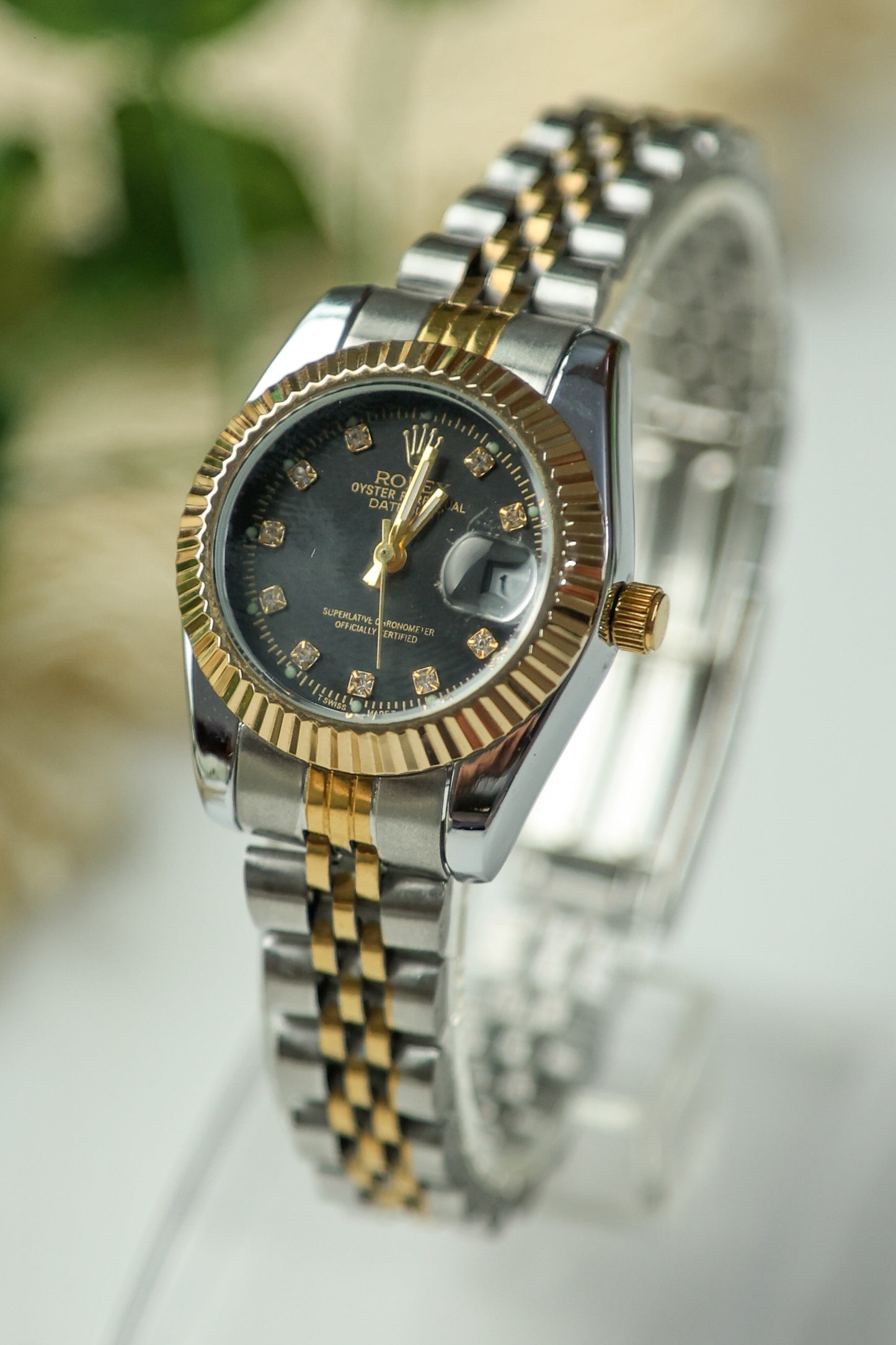 Rolex Mini TwoTone (Black Dial)