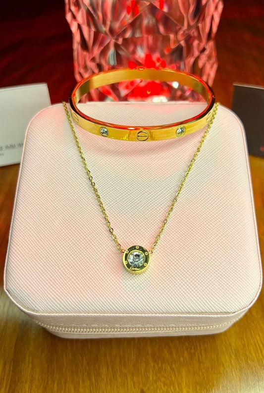 Cartier Bangle & Necklace Set