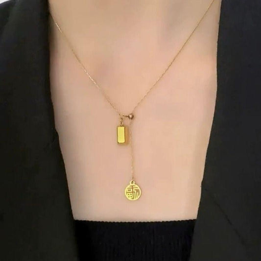 Golden Bar Necklace