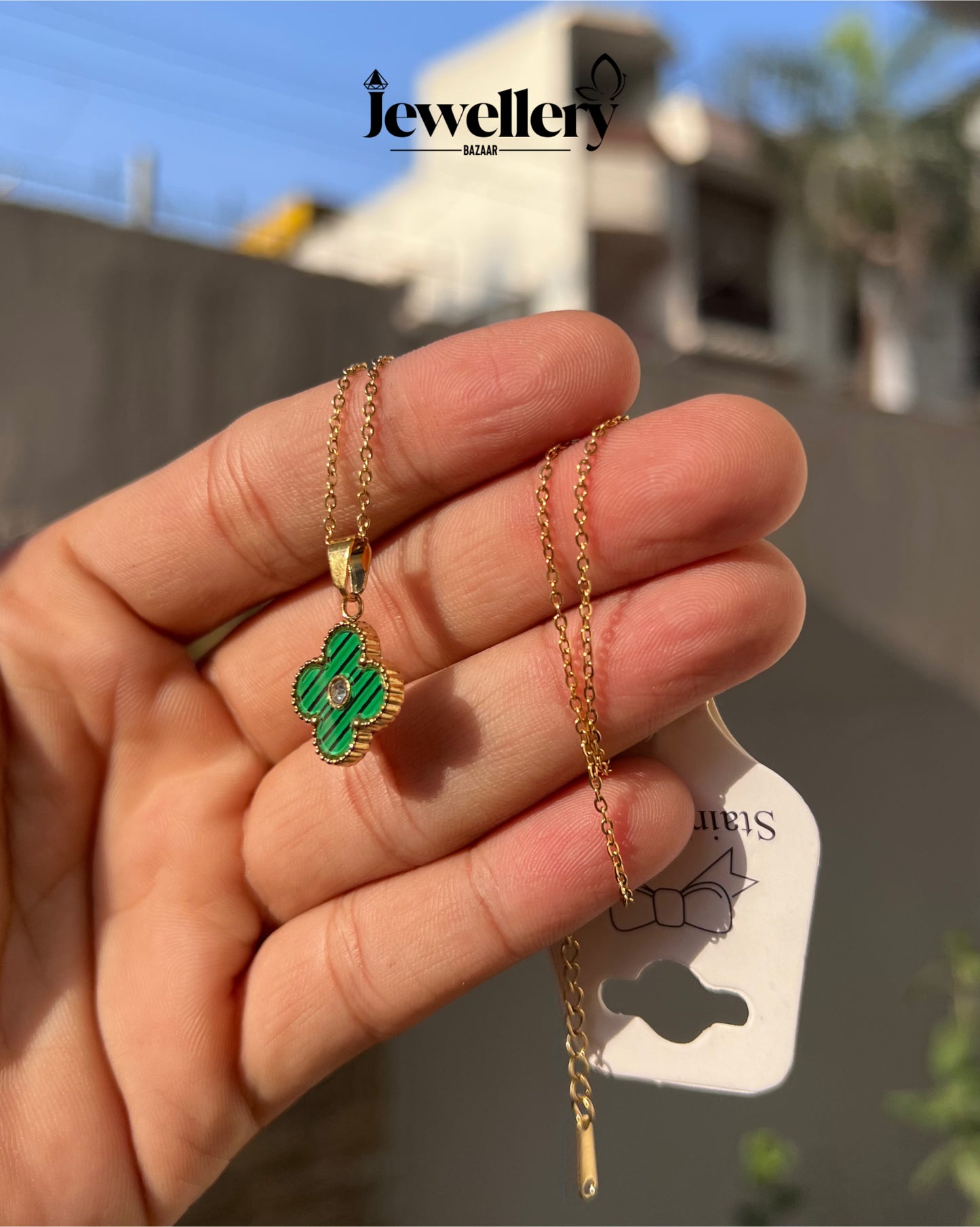 Green Vancleef Necklace