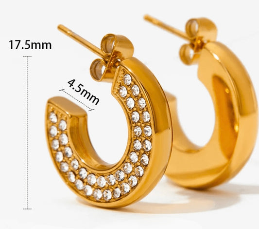 Glint Mini CZ Hoop