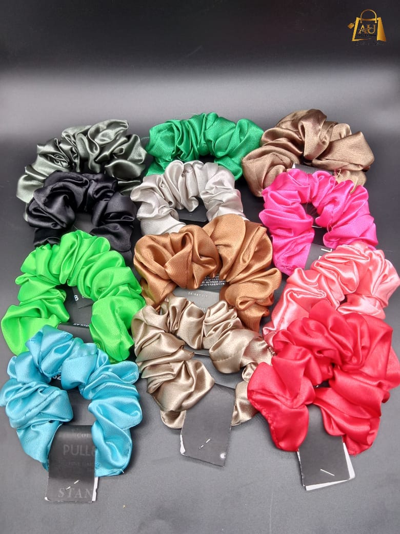 Multi Colour Scrunchies Pack of 12