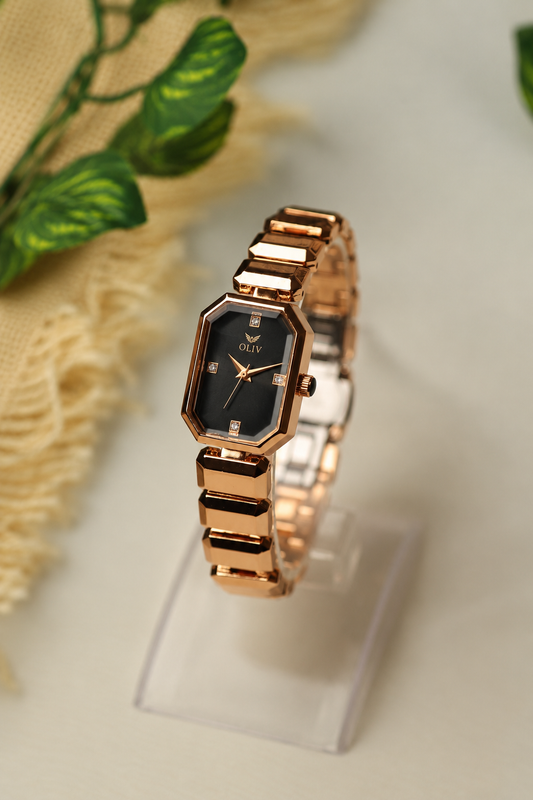 Oliv Eloite Black Dial