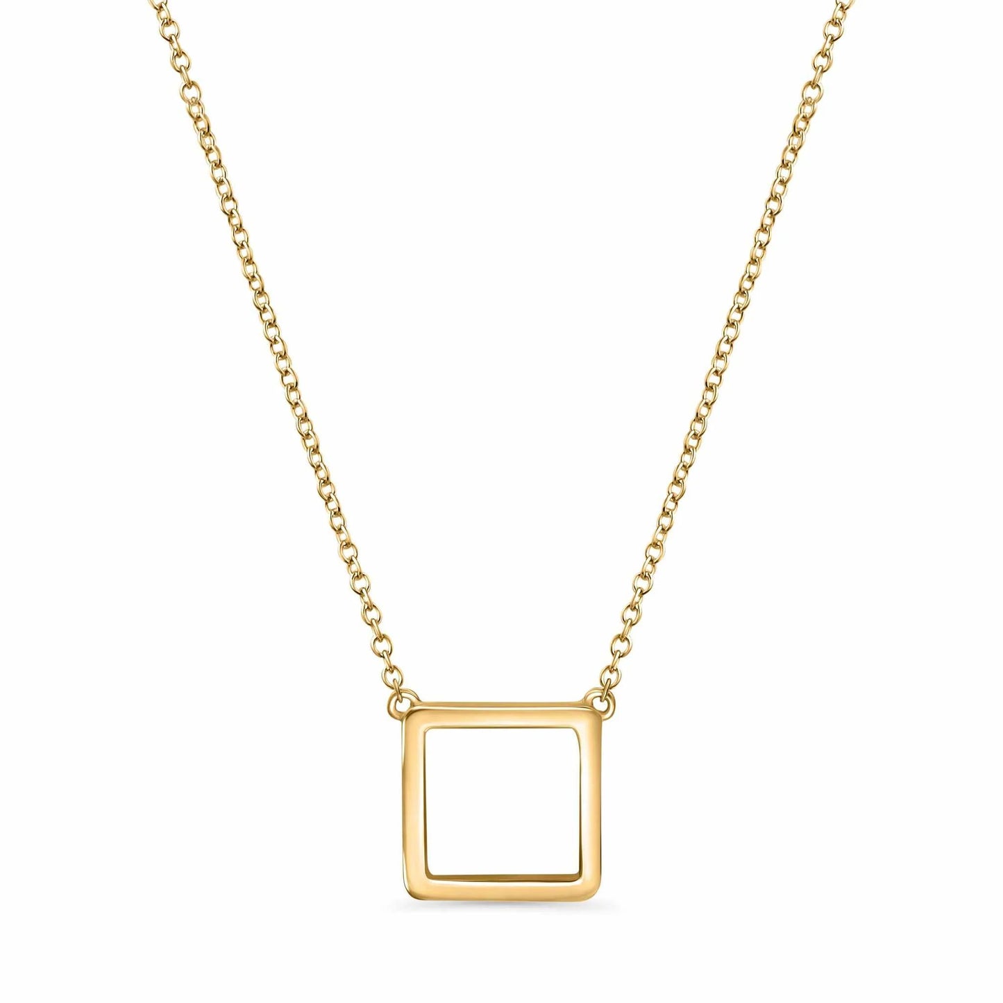 Square Hollow Necklace