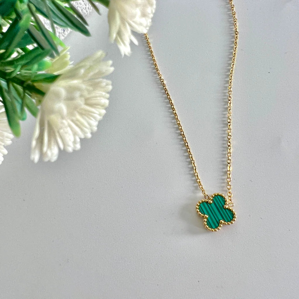 Green Clover Jewellery Set