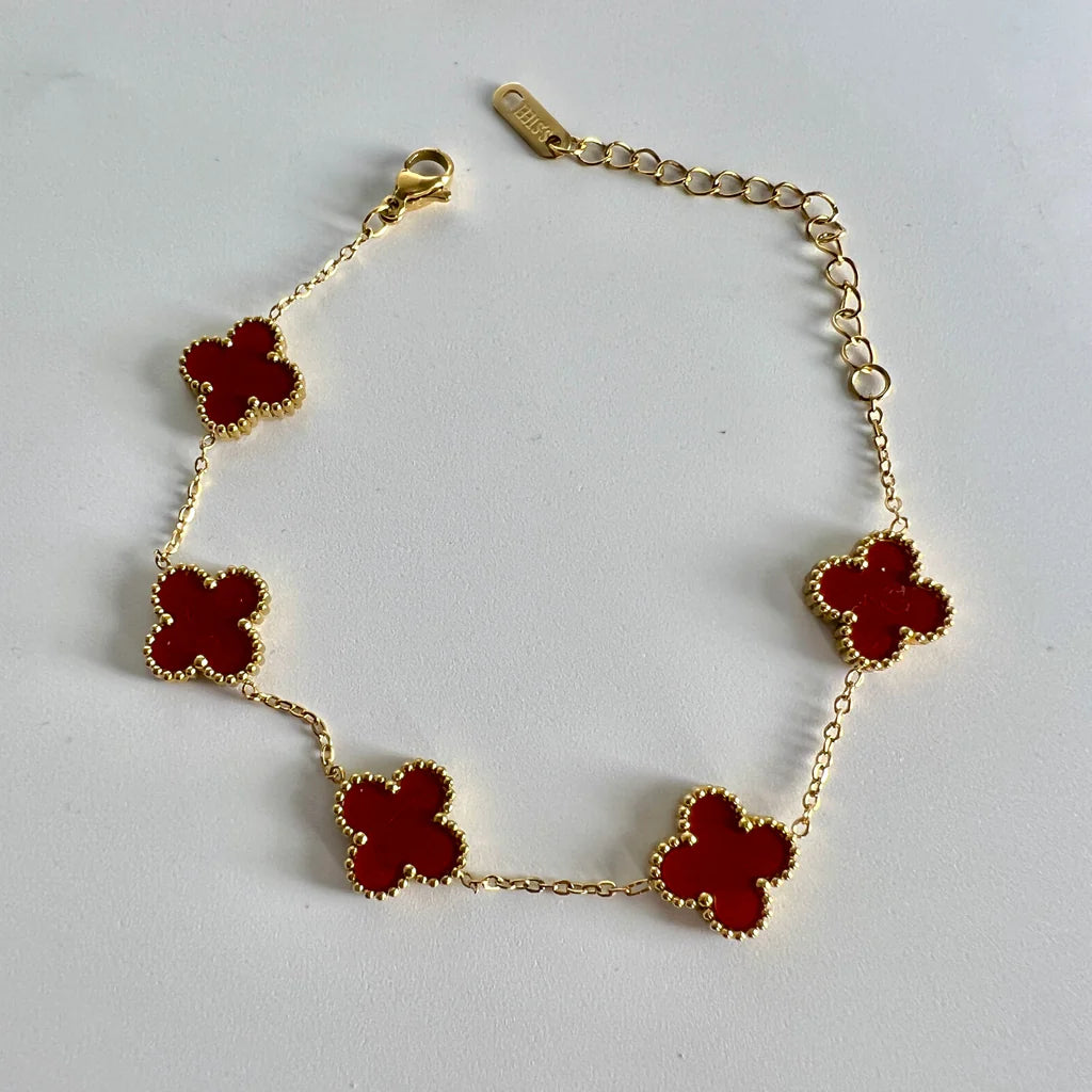 Red Clover Jewellery Set