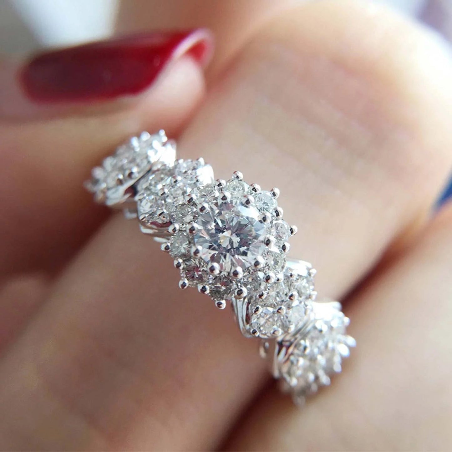 Cubic Zircon Ring