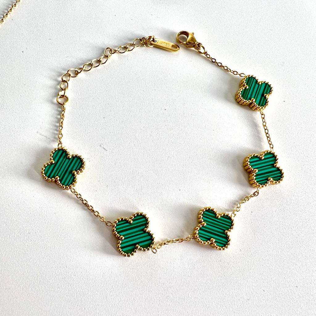 Four Leaf Clover Jewellery Set