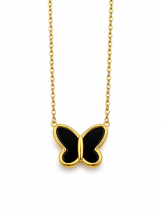 Hanja Butterfly Necklace