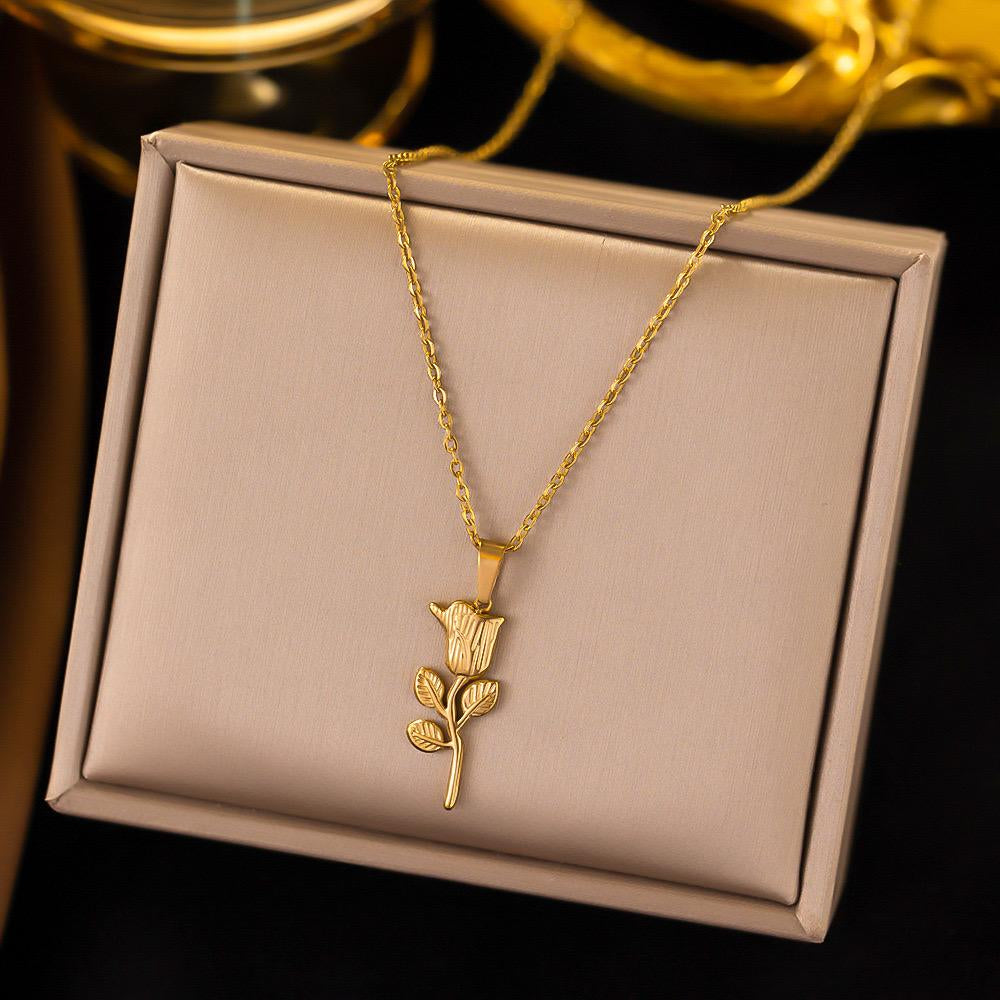 Rose Flower Necklace
