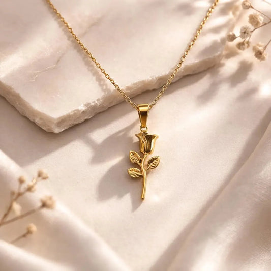Rose Flower Necklace