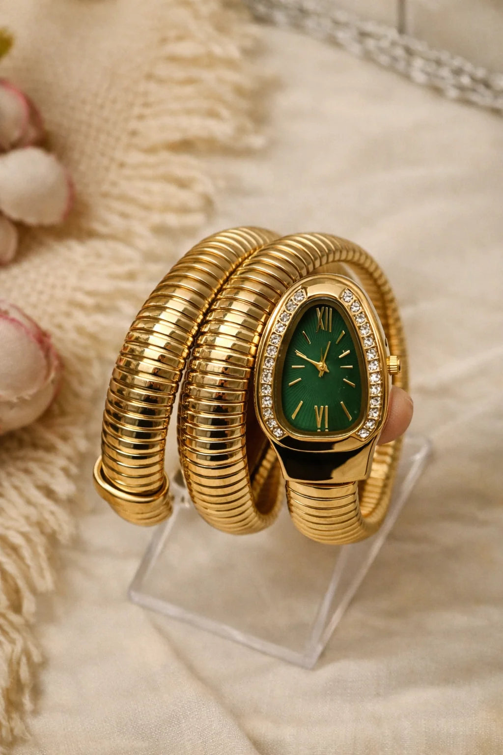 Snake Gold Green