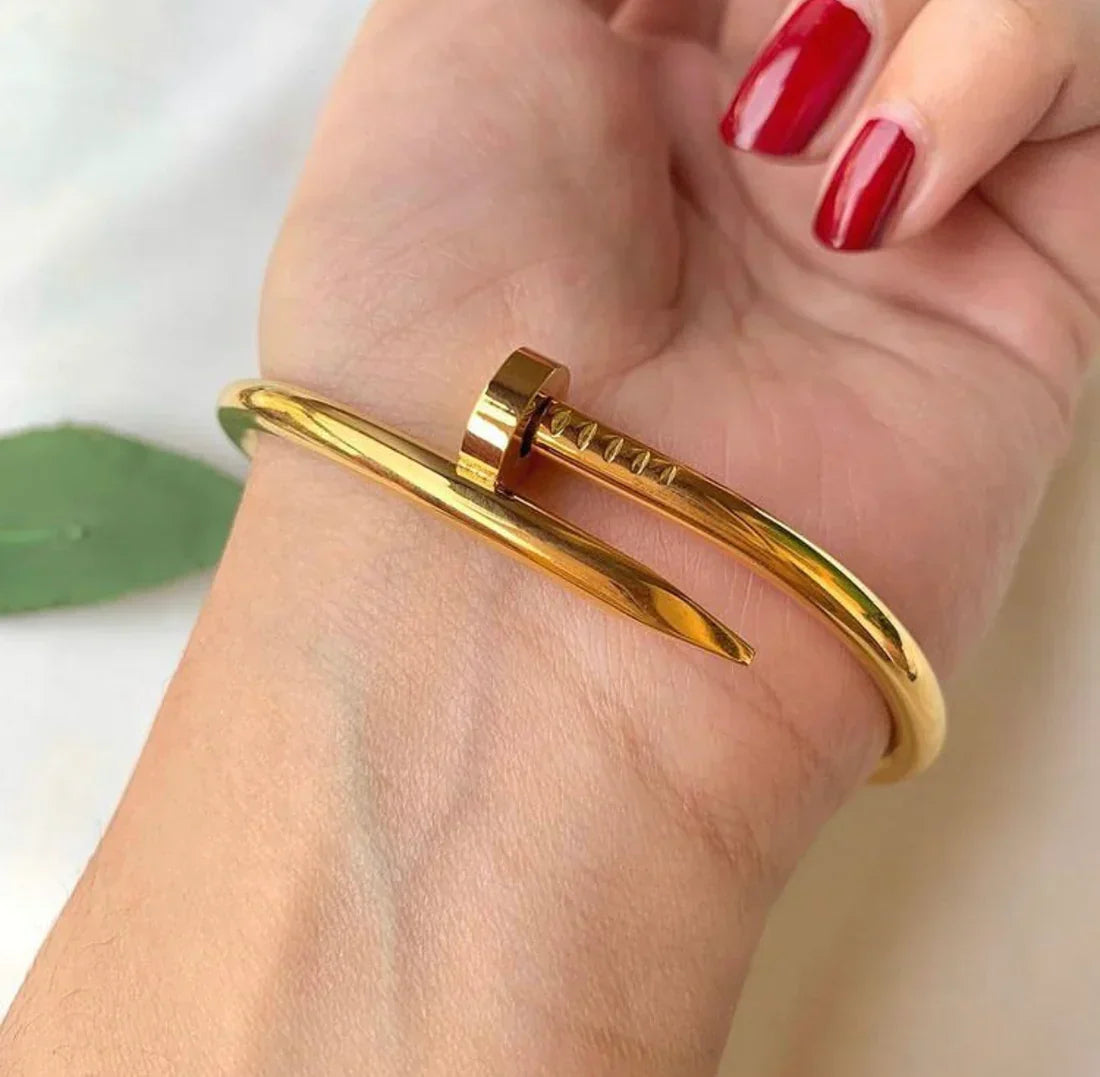 Cartier Nail And Love Bangle With Charm Bangle